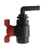 Ball valve with nipple 90*