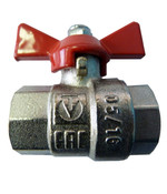 Ball valve butterfly brass 1/2
